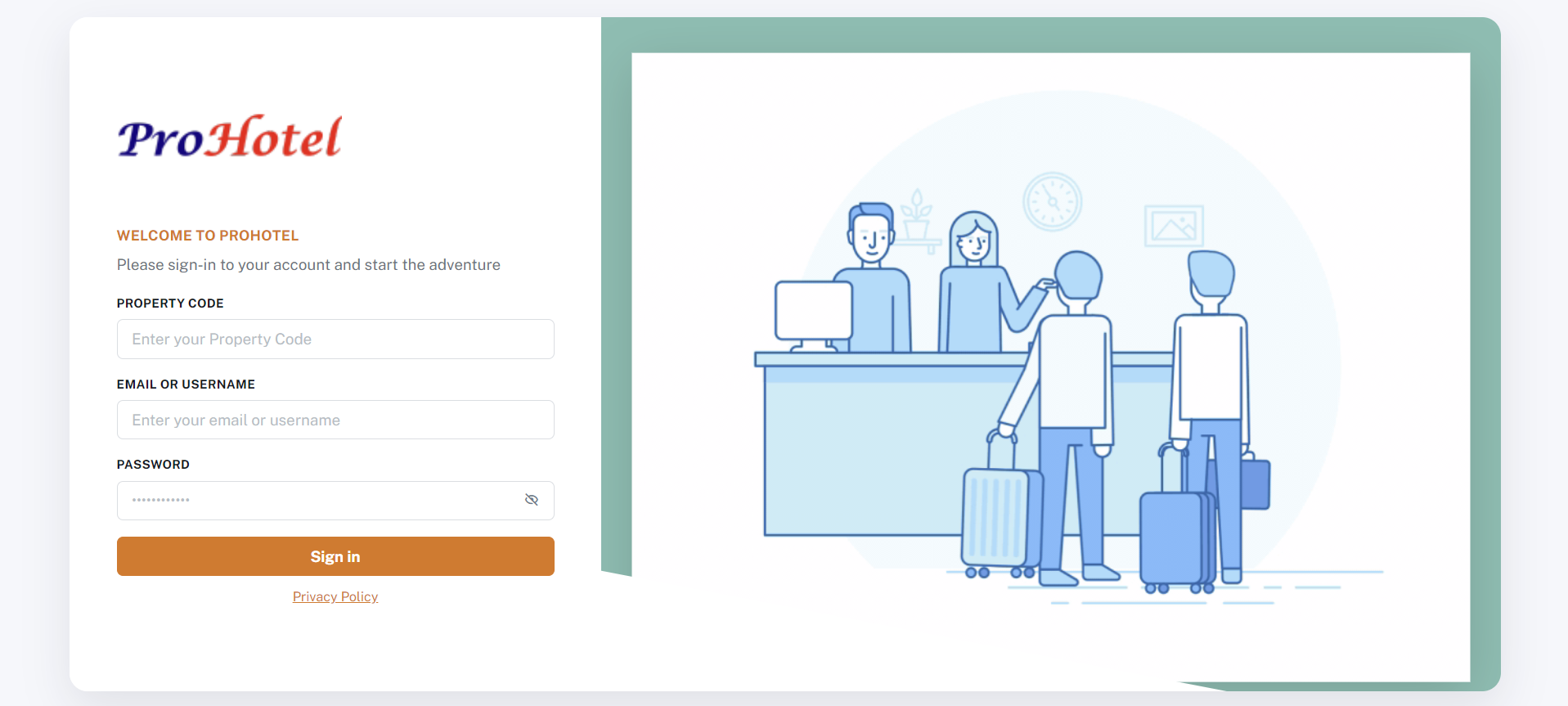 ProHotel Dashboard Overview